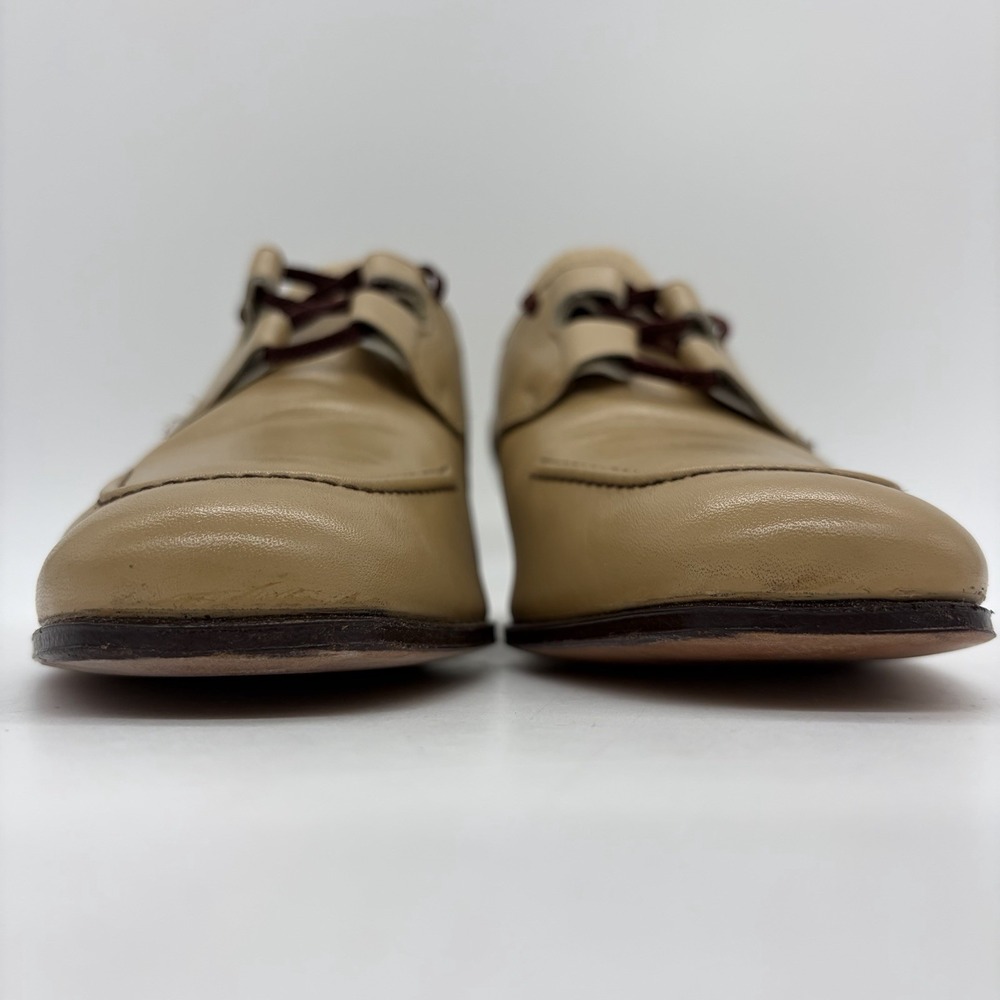 Vtg FSP Shoes Musebeck Womens 6.5 C/A Oxford Pumps Comfort Flex Taupe Leather US - Picture 10 of 11
